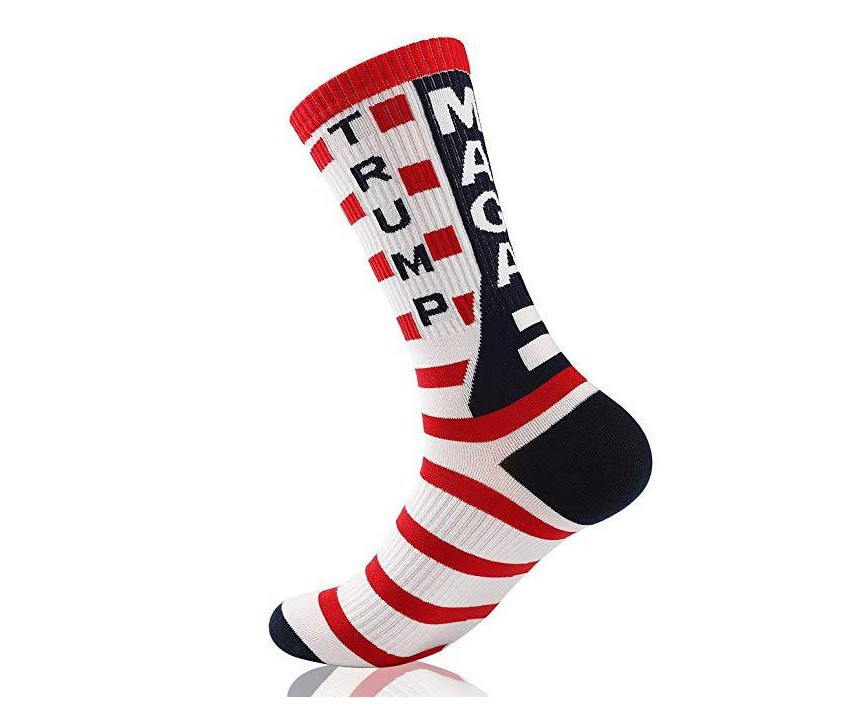 10 Pairs TRUMP Socks Combed Cotton Socks MAGA Election Plus Size Socks